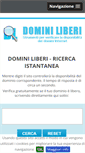 Mobile Screenshot of domini-liberi.it